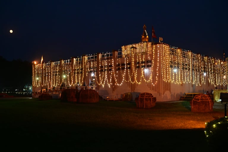 बुद्ध जयन्तीका लागि यसरी सजाइयो मायादेवी मन्दिर (फोटोफिचर)